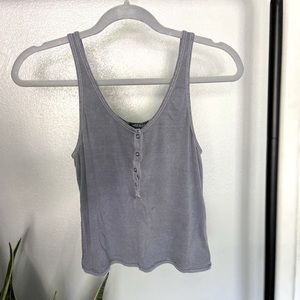 Wild Fable Button Crop Top